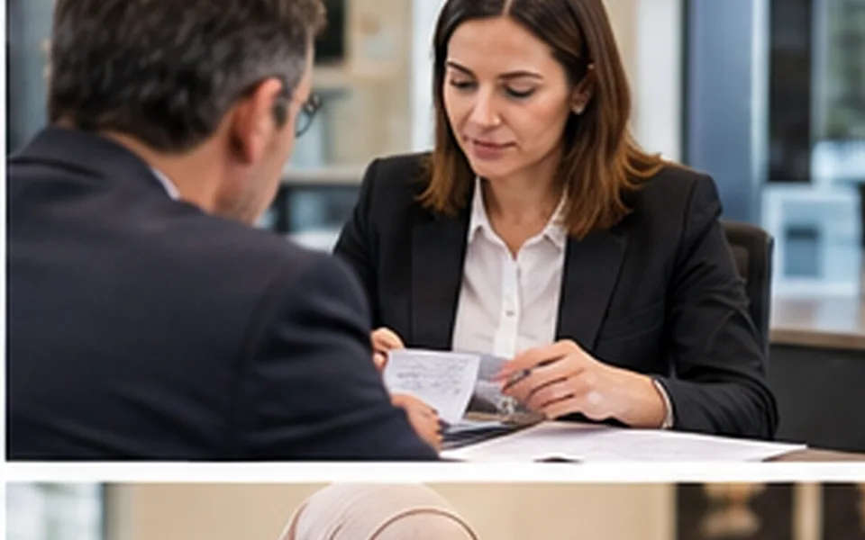 Personne relisant des documents financiers à son bureau